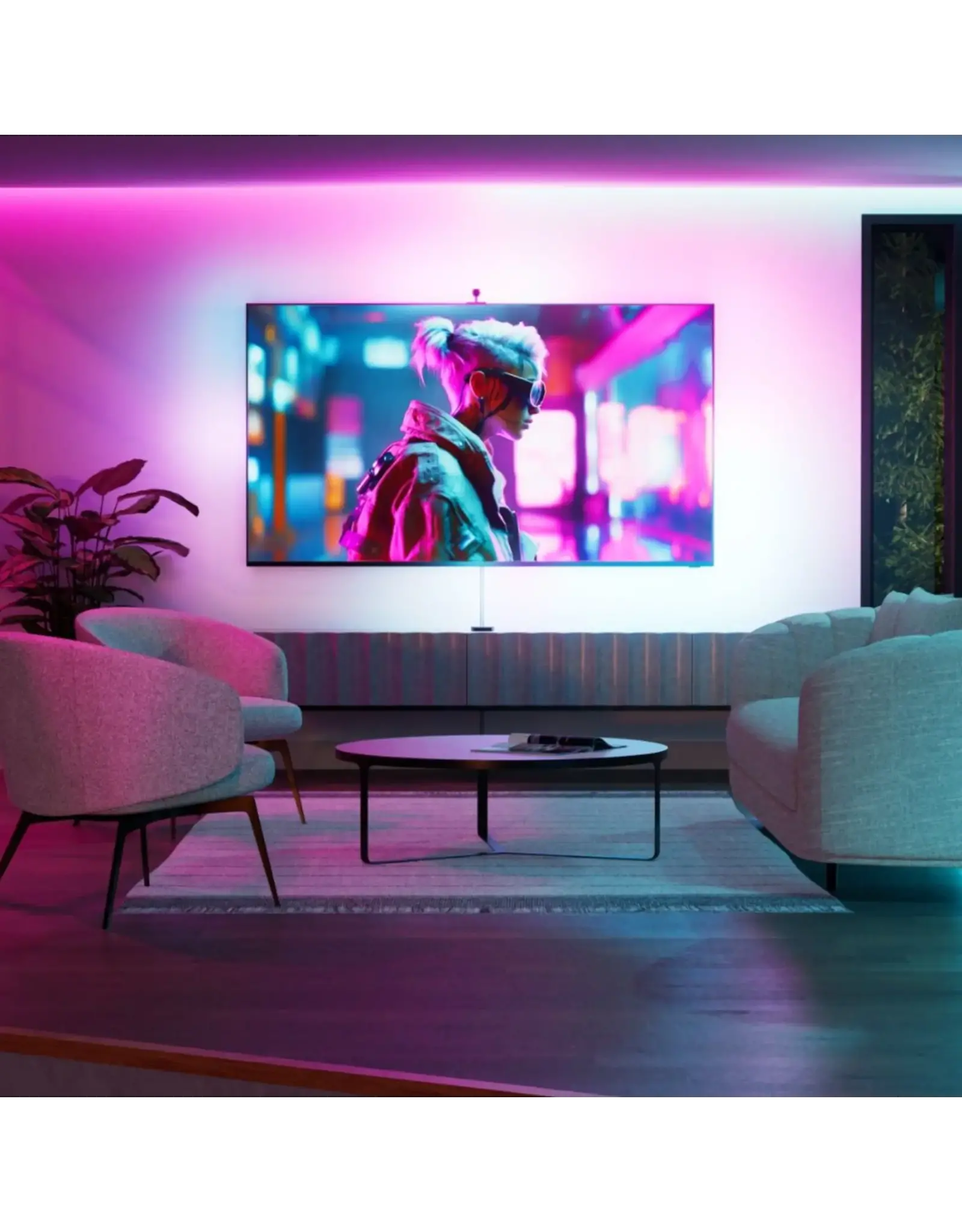 Nanoleaf Nanoleaf 4D Screen Mirror + Lightstrip Kit (TVs & Monitors Up To 85_) - 5.2 Metres