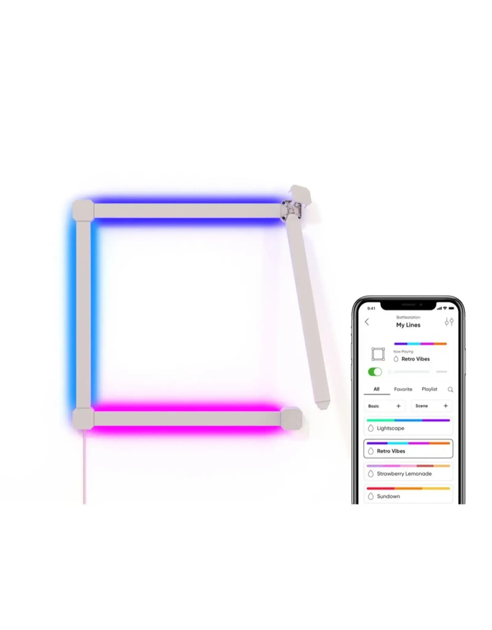 Nanoleaf Nanoleaf Lines 90 Degrees Starter Kit (4 Lines)
