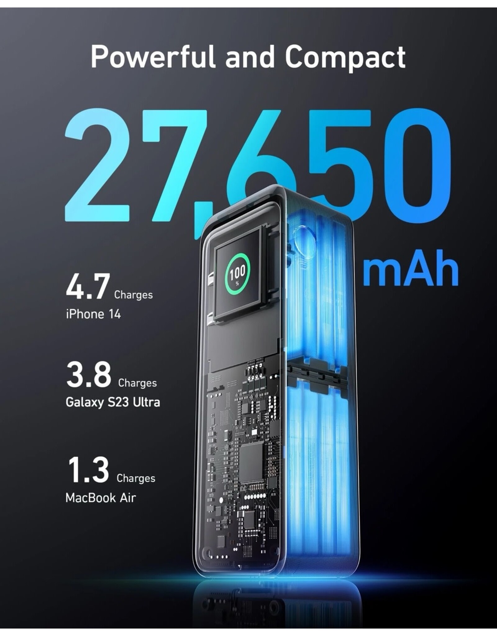 Anker Anker Prime 27,650mAh Power Bank (250W) - Black