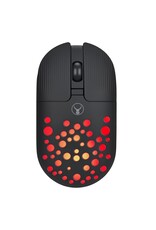 Bon.elk Bon.elk Bluetooth/Wireless RGB 4D Mouse, 1200DPI, USB-C, M-270 - Black