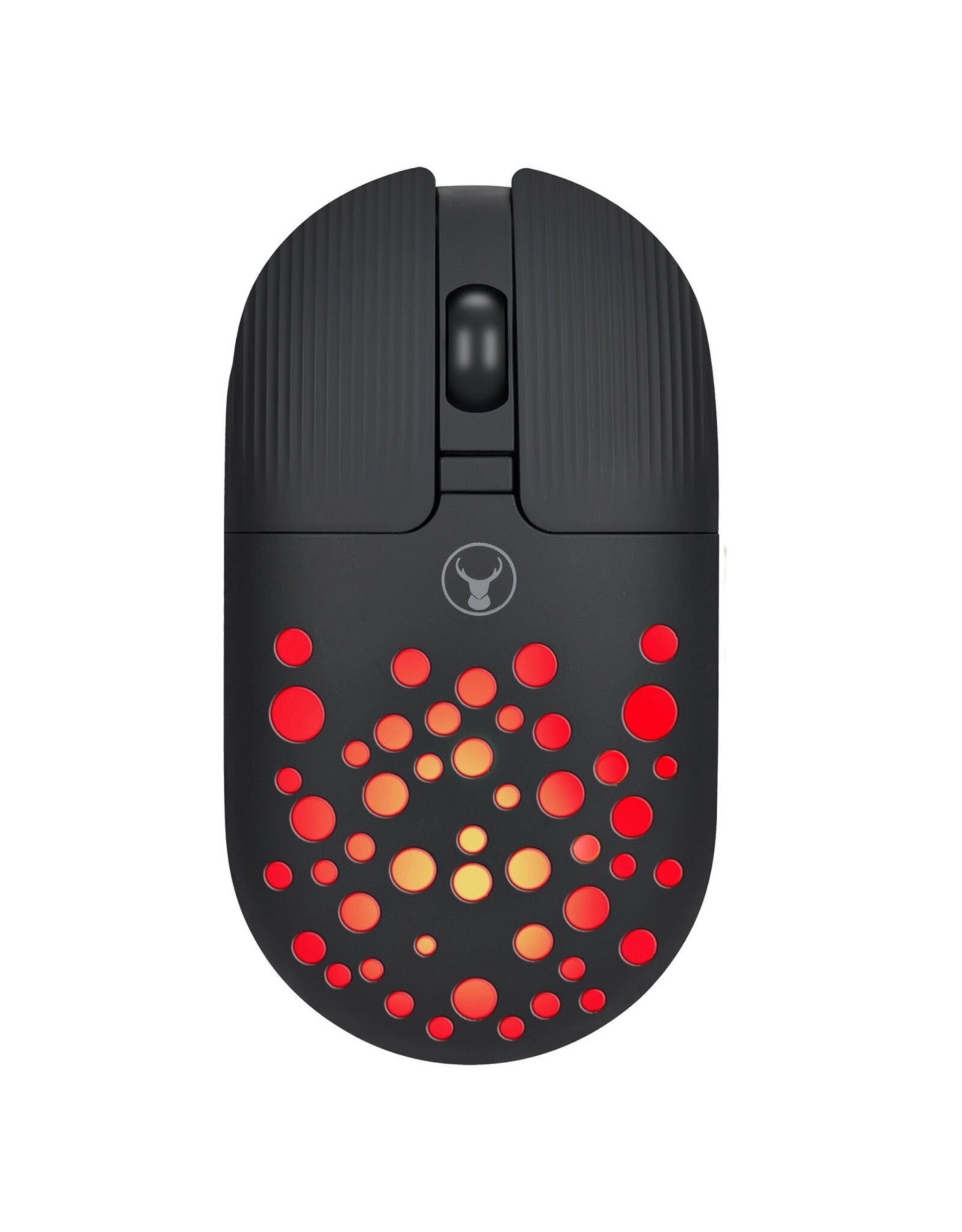 Bon.elk Bon.elk Bluetooth/Wireless RGB 4D Mouse, 1200DPI, USB-C, M-270 - Black