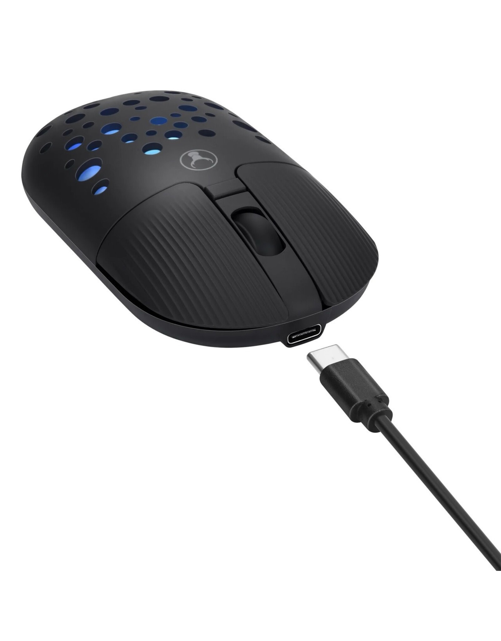Bon.elk Bon.elk Bluetooth/Wireless RGB 4D Mouse, 1200DPI, USB-C, M-270 - Black