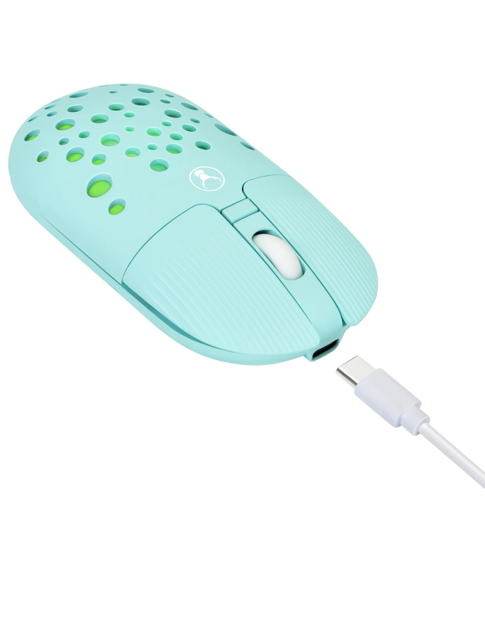 Bon.elk Bon.elk Bluetooth/Wireless RGB 4D Mouse, 1200DPI, USB-C, M-270 - Teal