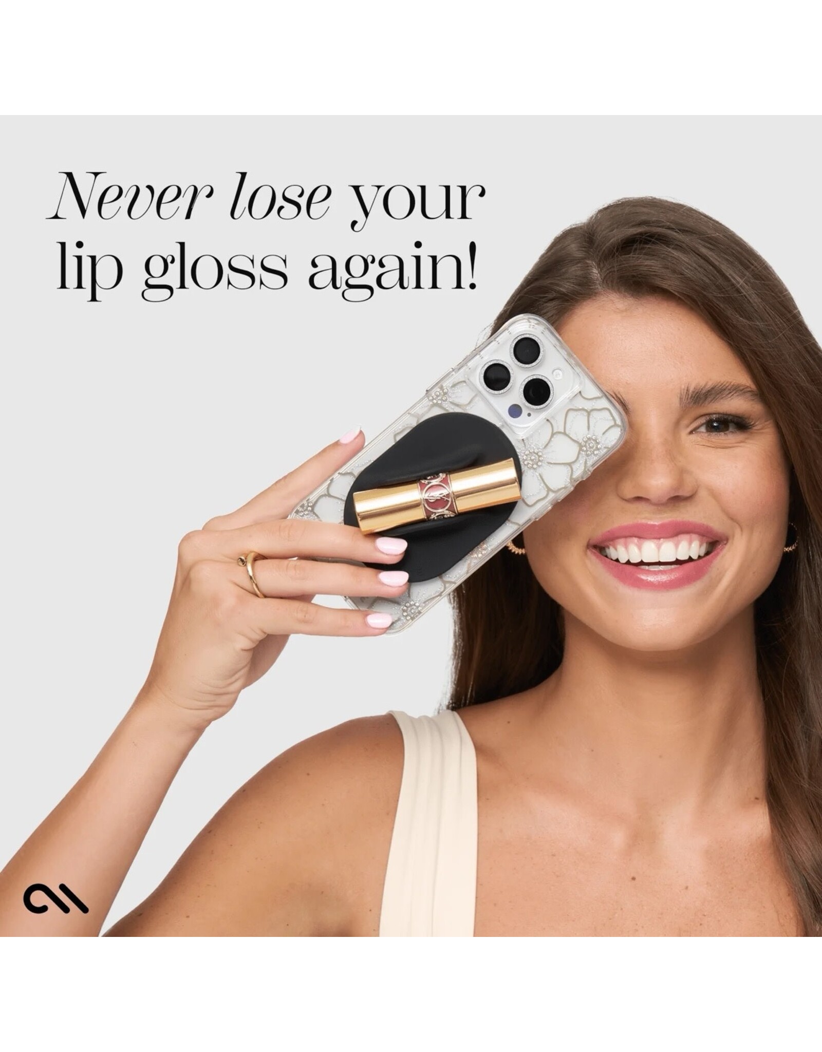 Case-Mate Case-Mate Glossy Magnetic Lip Gloss Holder works with MagSafe - Midnight