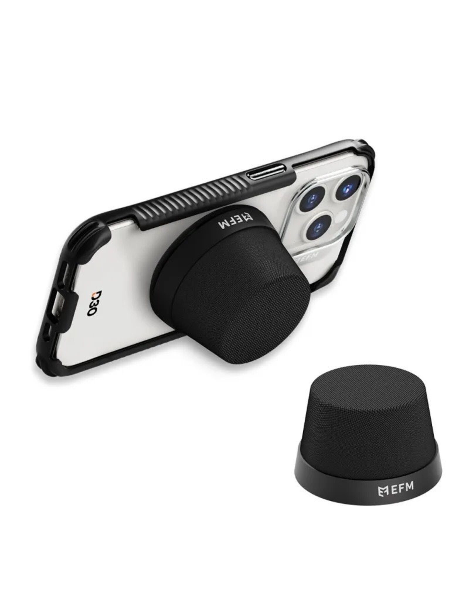 EFM EFM Cloudbreak Mag Bluetooth Speakers - Twin Pack - with MagSafe Compatibility - Black