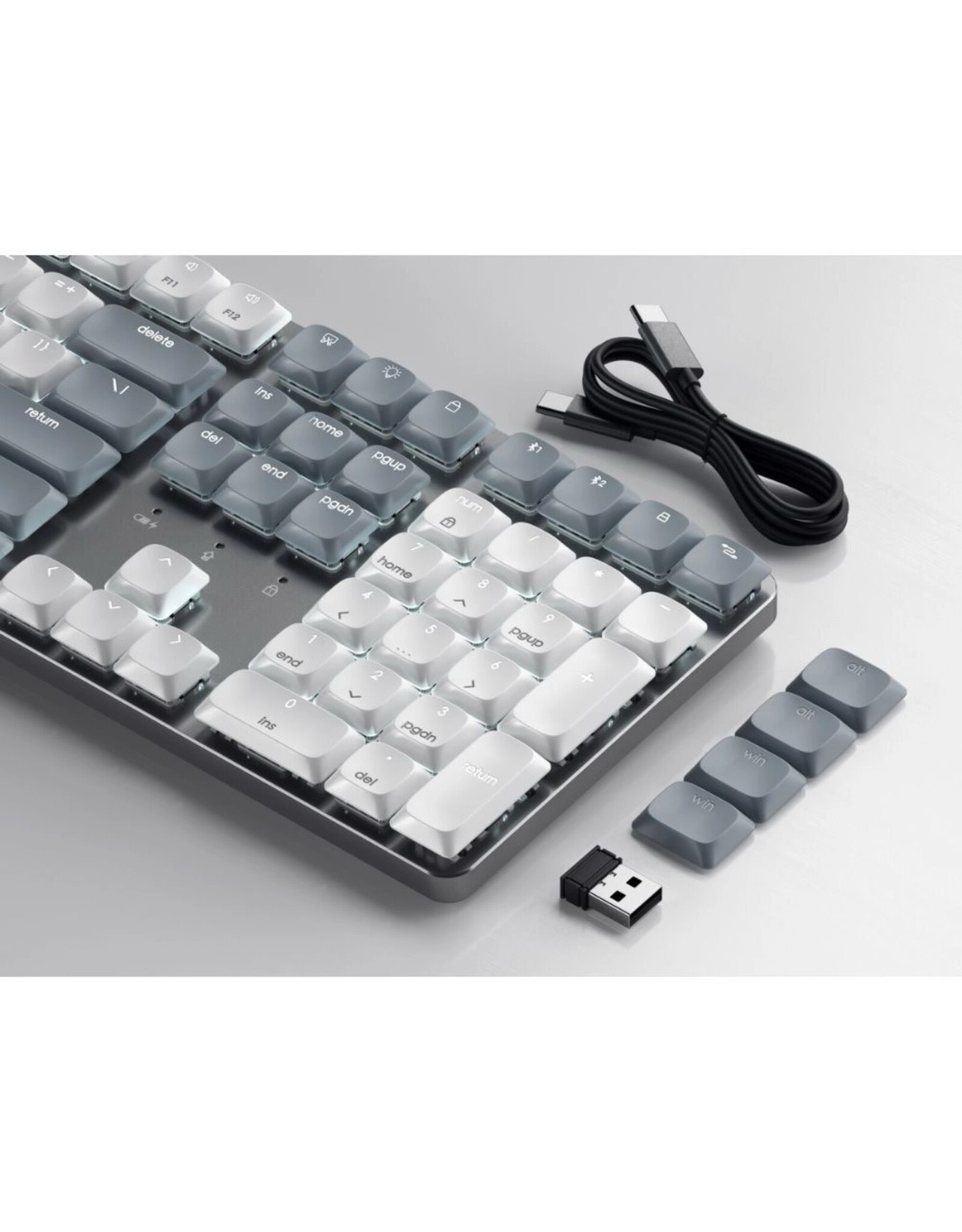 Satechi Satechi SM3 Slim Mechanical Backlit Bluetooth Keyboard with Numeric Keypad - Light
