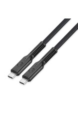 Bon.elk Bonelk Long-Life Easy-Grip USB-C To USB-C Cable, 240W/40Gbps 8K -1.5m - Black