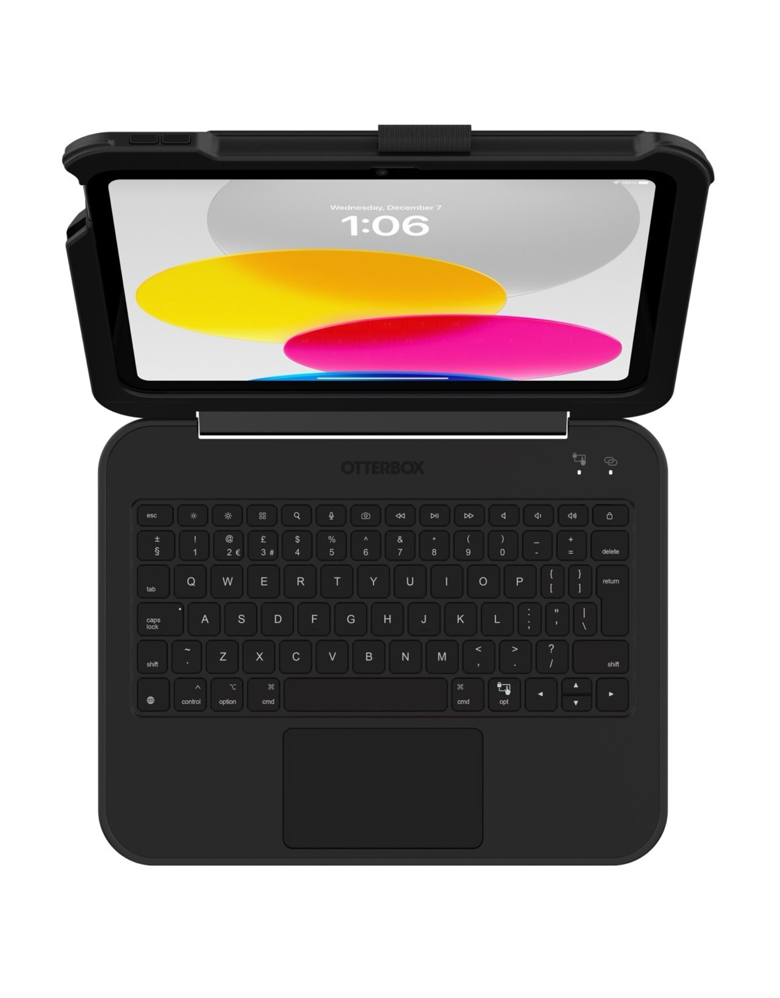 Otterbox OtterBox Achiever Keyboad Case For Apple iPad 10.9 iPad A16/ 10th gen - No Retail Packaging - Black