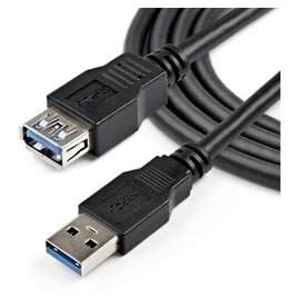 Startech StarTech 2m SuperSpeed USB 3.0 (5Gbps) Extension Cable USB-A Male to USB-A Female -  Black