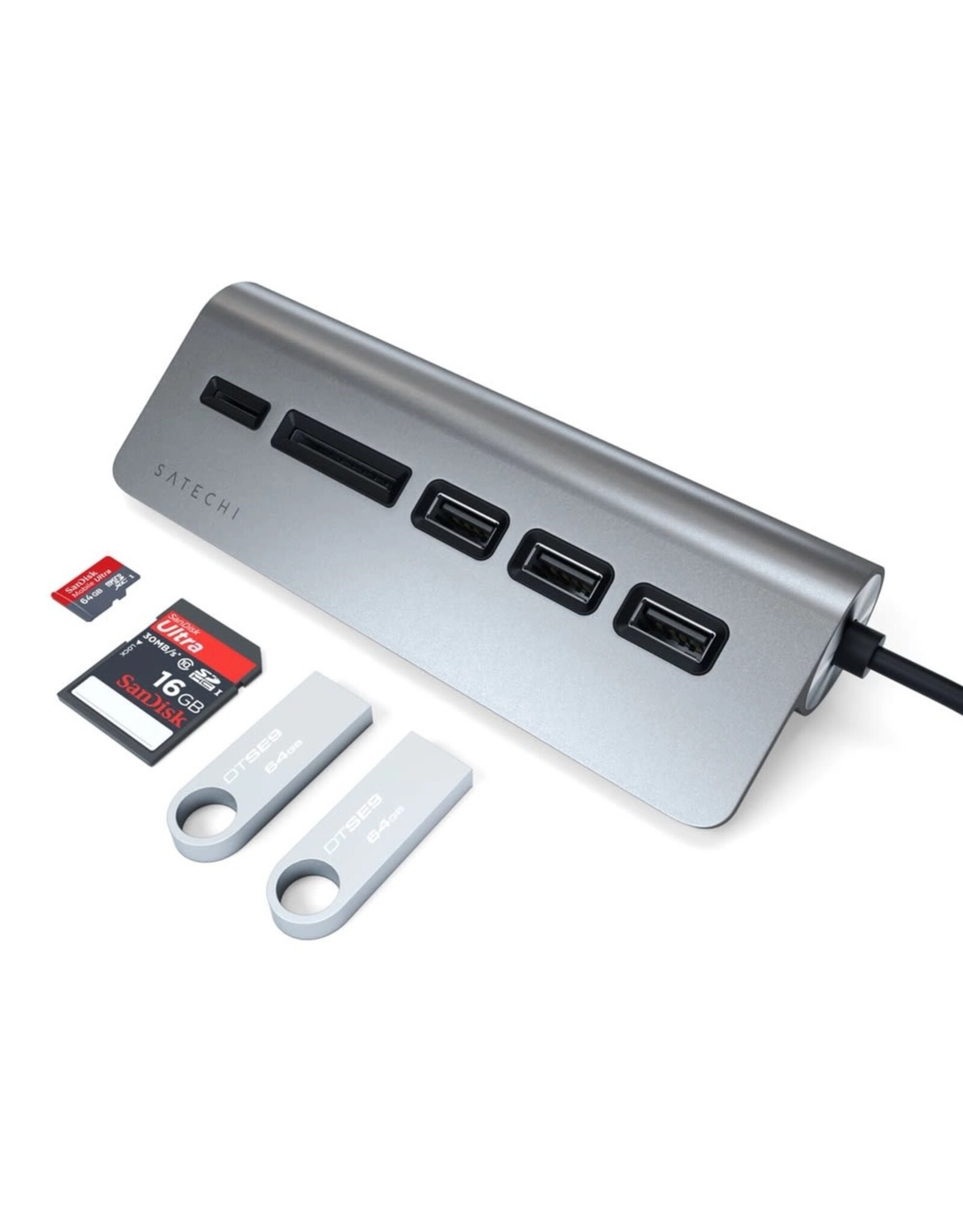 Satechi Satechi USB-C Combo Hub for Desktop - Space Grey
