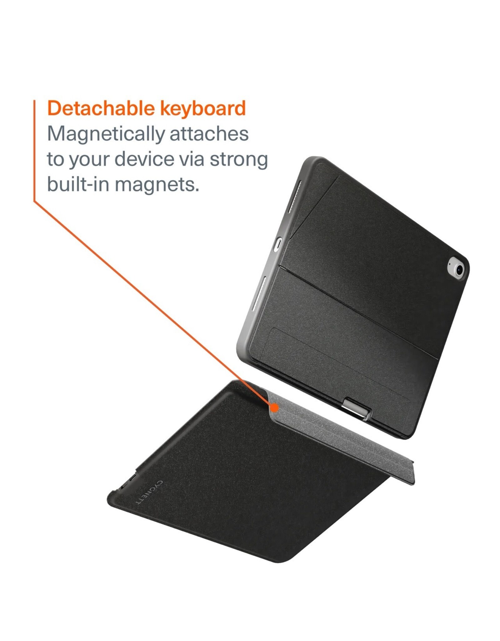 Cygnett Cygnett Mag Keyboard suits 11" iPad (A16 - 11th Gen)/10.9" iPad (10th Gen) - Black