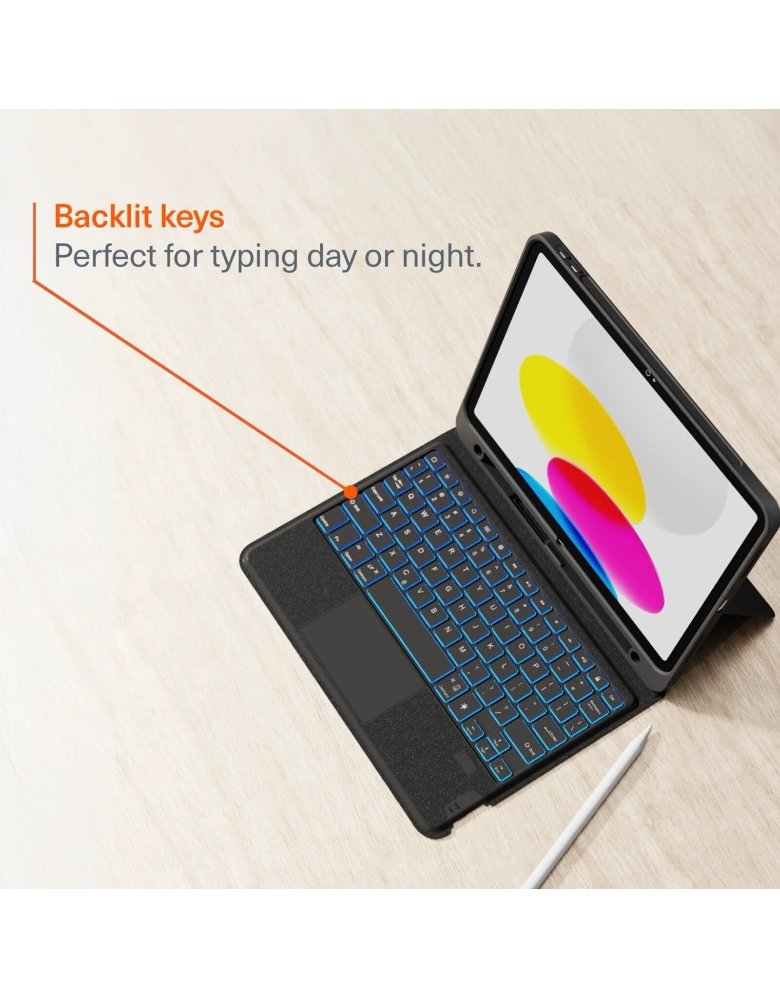 Cygnett Cygnett Mag Keyboard suits 11" iPad (A16 - 11th Gen)/10.9" iPad (10th Gen) - Black