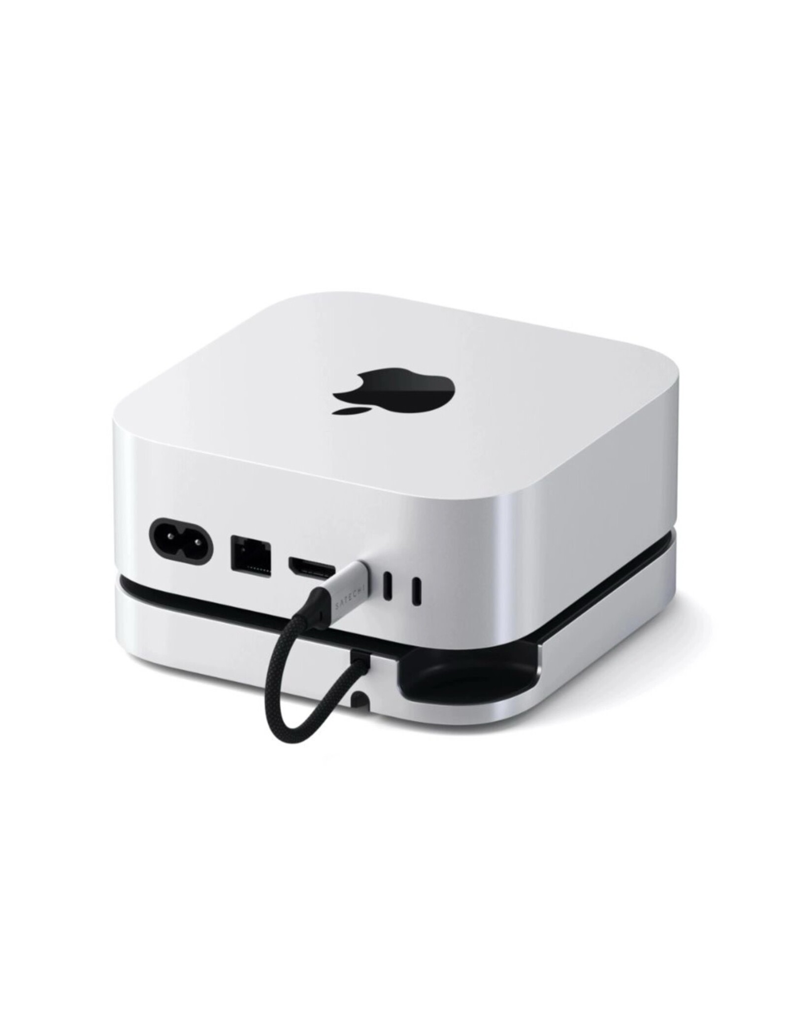 Satechi Satechi Mac Mini M4 Stand & Hub With M.2 NVMe SSD Enclosure - Silver