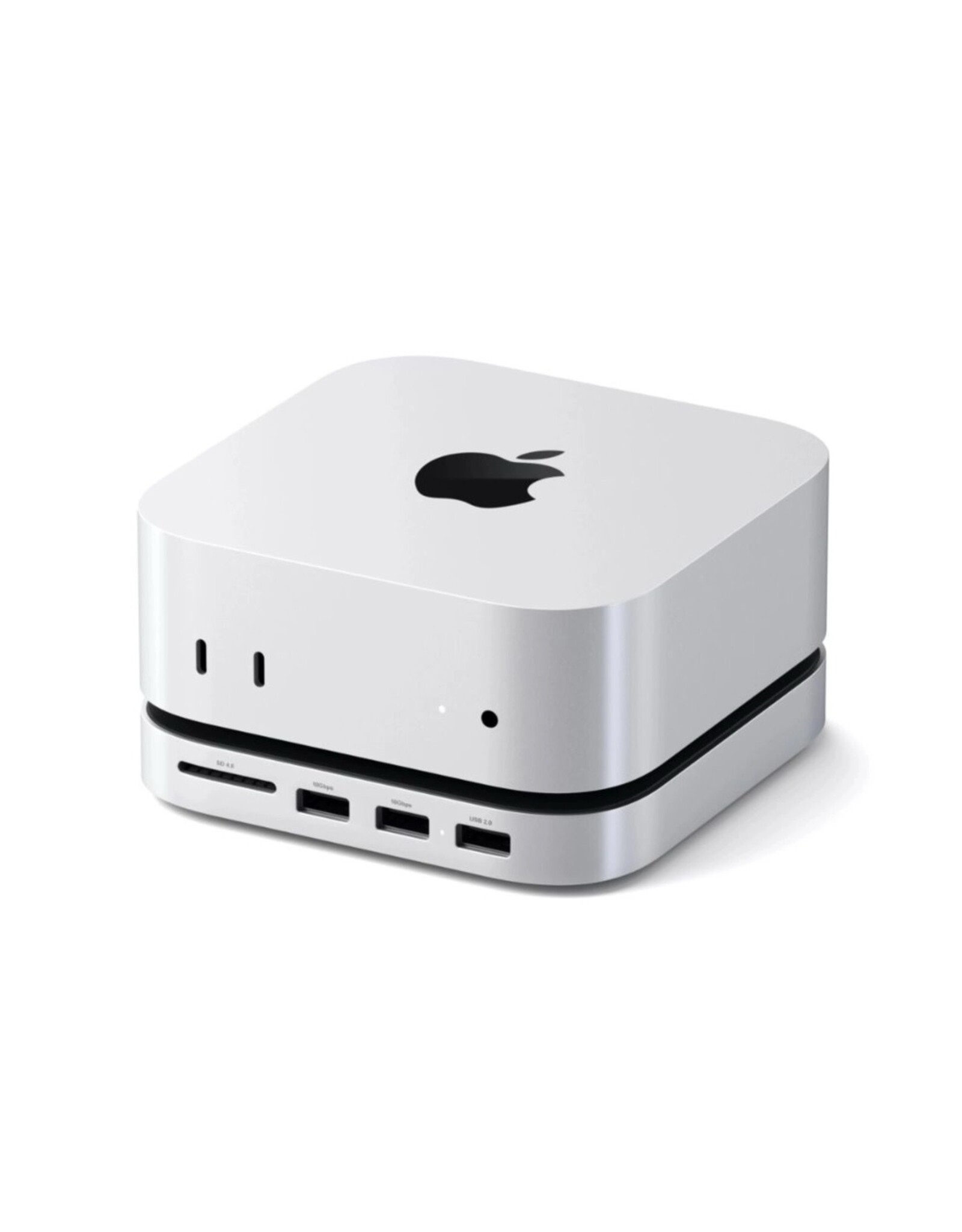 Satechi Satechi Mac Mini M4 Stand & Hub With M.2 NVMe SSD Enclosure - Silver