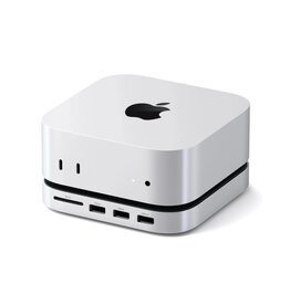 Satechi Satechi Mac Mini M4 Stand & Hub With M.2 NVMe SSD Enclosure - Silver
