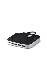 Satechi Satechi Mac Mini M4 Stand & Hub With M.2 NVMe SSD Enclosure - Silver