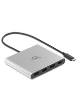 OWC OWC USB-C Quad HDMI 4K Display Adapter with DisplayLink for Apple silicon Macs or other Macs or PCs with USB-C or Thunderbolt (USB-C)