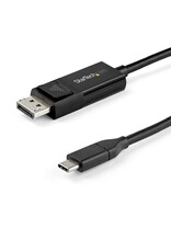 Startech StarTech USB C to DisplayPort 1.4 Cable 8K 60Hz/4K -  3ft (1m) Bidirectional DP to USB-C or USB-C to DP Reversible Video Adapter Cable -HBR3/HDR/DSC - USB Type-C/Thunderbolt Monitor Cable