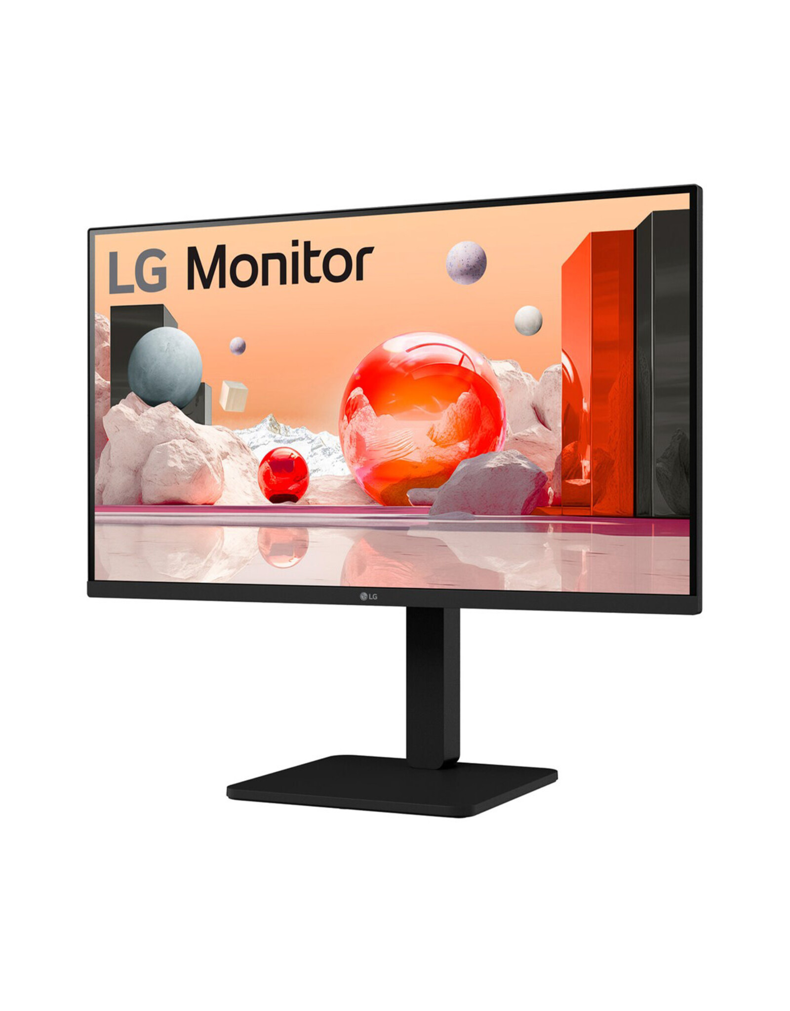 LG LG 27" Full HD LCD Display - 16:9 - Matte Black - In-plane Switching (IPS) Technology - 1920 x 1080 - 16.7 Million Colours - 250 cd/m² - 5 ms - Speakers - Swivel, Height, Tilt, Pivot - HDMI - VGA - DisplayPort - VESA Mount Compatible