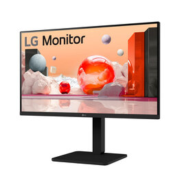 LG LG 27" Full HD LCD Display - 16:9 - Matte Black - In-plane Switching (IPS) Technology - 1920 x 1080 - 16.7 Million Colours - 250 cd/m² - 5 ms - Speakers - Swivel, Height, Tilt, Pivot - HDMI - VGA - DisplayPort - VESA Mount Compatible
