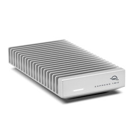 OWC OWC Express 2TB 1M2 USB4 (80Gb/s) Bus-Powered Portable NVMe SSD External Storage Solution - over 6000MB/s peak real-world speed