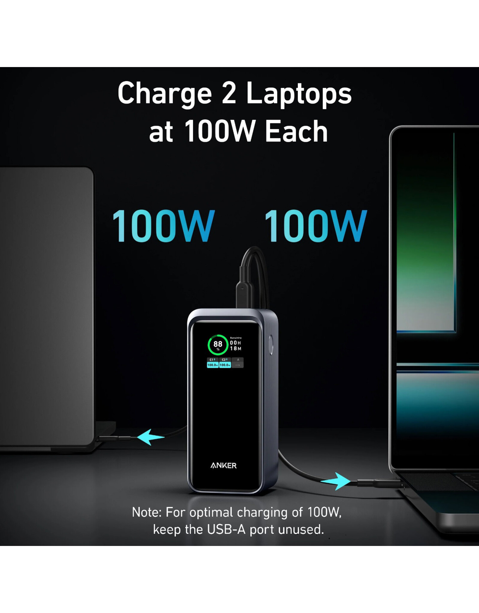 Anker Anker Prime 20,000mAh Power Bank (200W) - Black