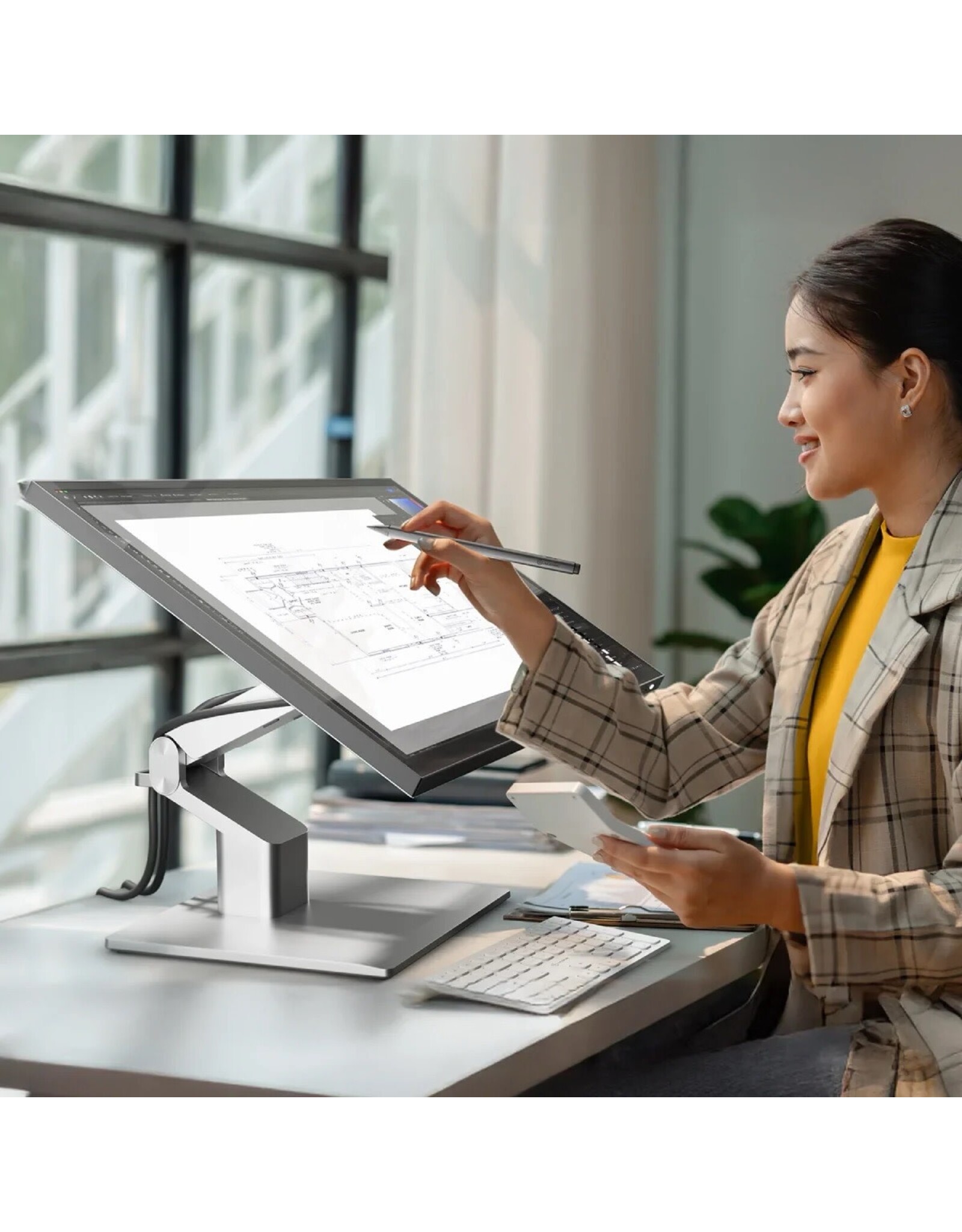 ALOGIC ALOGIC Clarity Fold Touch 27" UHD 4K Display with 65w USB-C PD, Webcam, Touch Screen, Fold Stand & Stylus