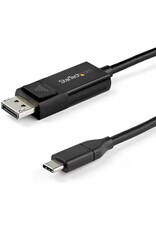 Startech StarTech USB C to DisplayPort 1.4 Cable 8K 60Hz/4K -  6ft (2m) Bidirectional DP to USB-C or USB-C to DP Reversible Video Adapter Cable -HBR3/HDR/DSC - USB Type-C/Thunderbolt Monitor Cable