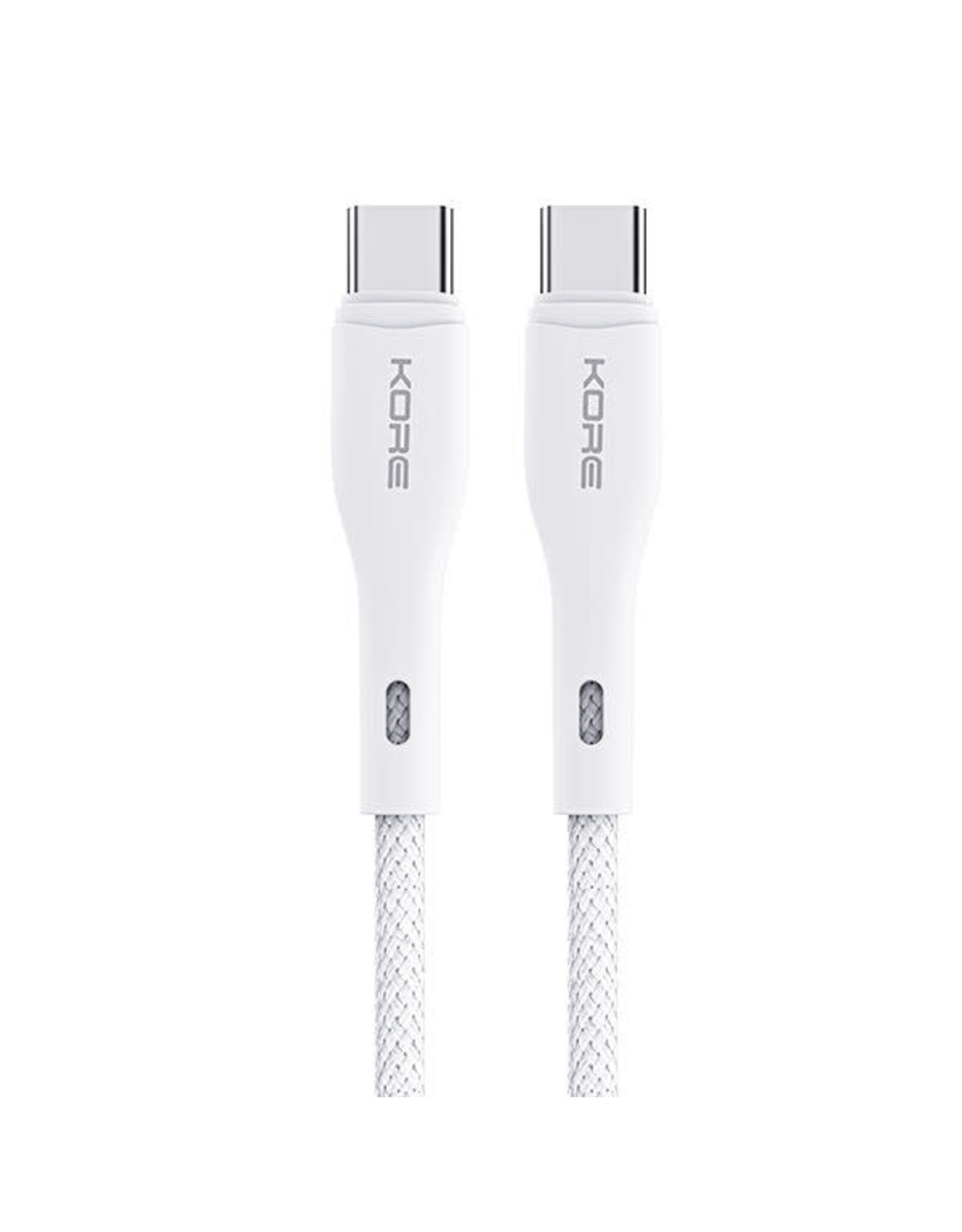 Kore Kore 240w Braided USB-C to USB-C 1.5m Cable - White
