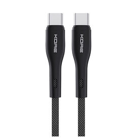 Kore Kore 240w Braided USB-C to USB-C 1.5m Cable - Black