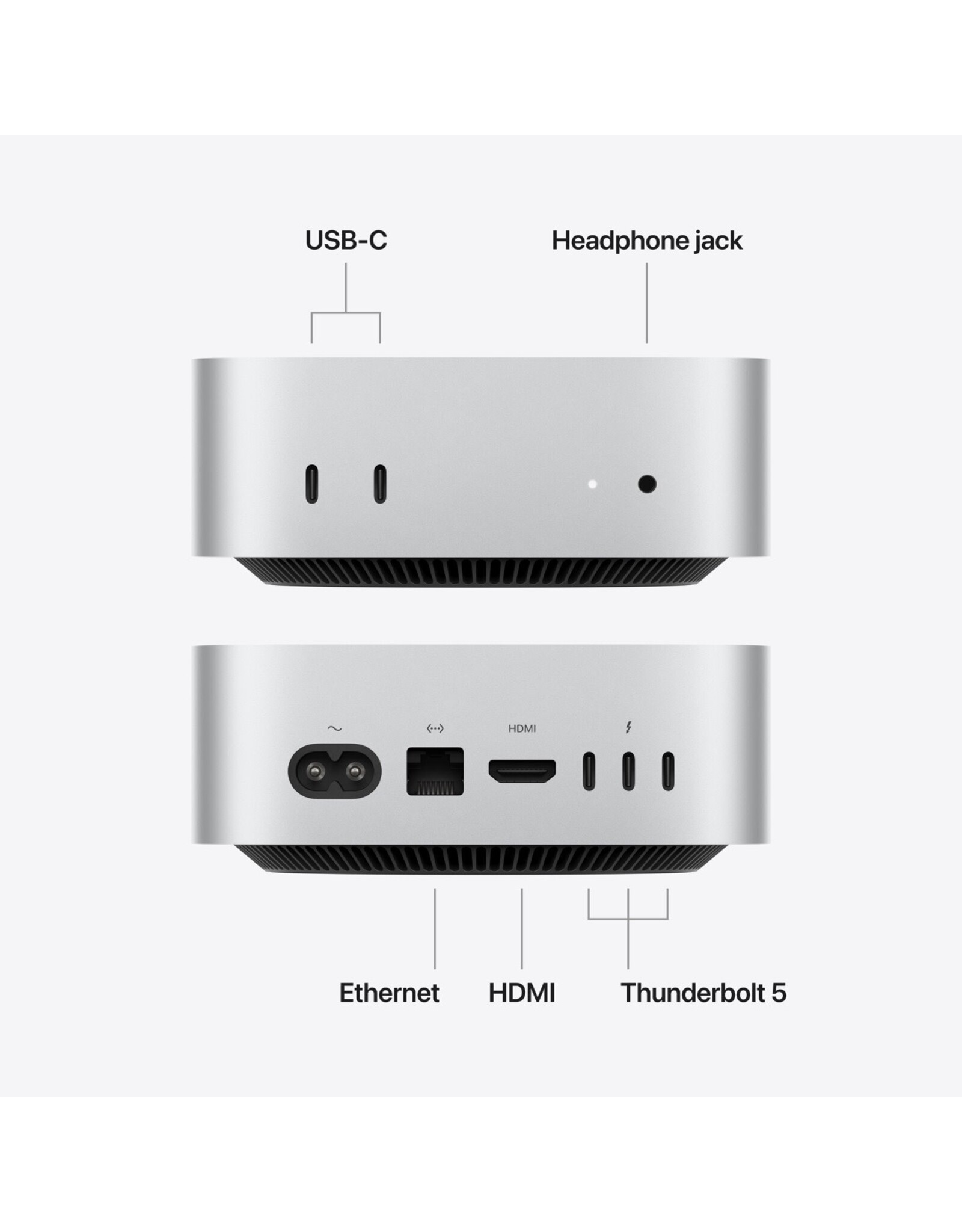 Apple Apple Mac Mini M5 Pro chip 15-core CPU/16-core GPU/24GB Unified Memory/512GB SSD Storage