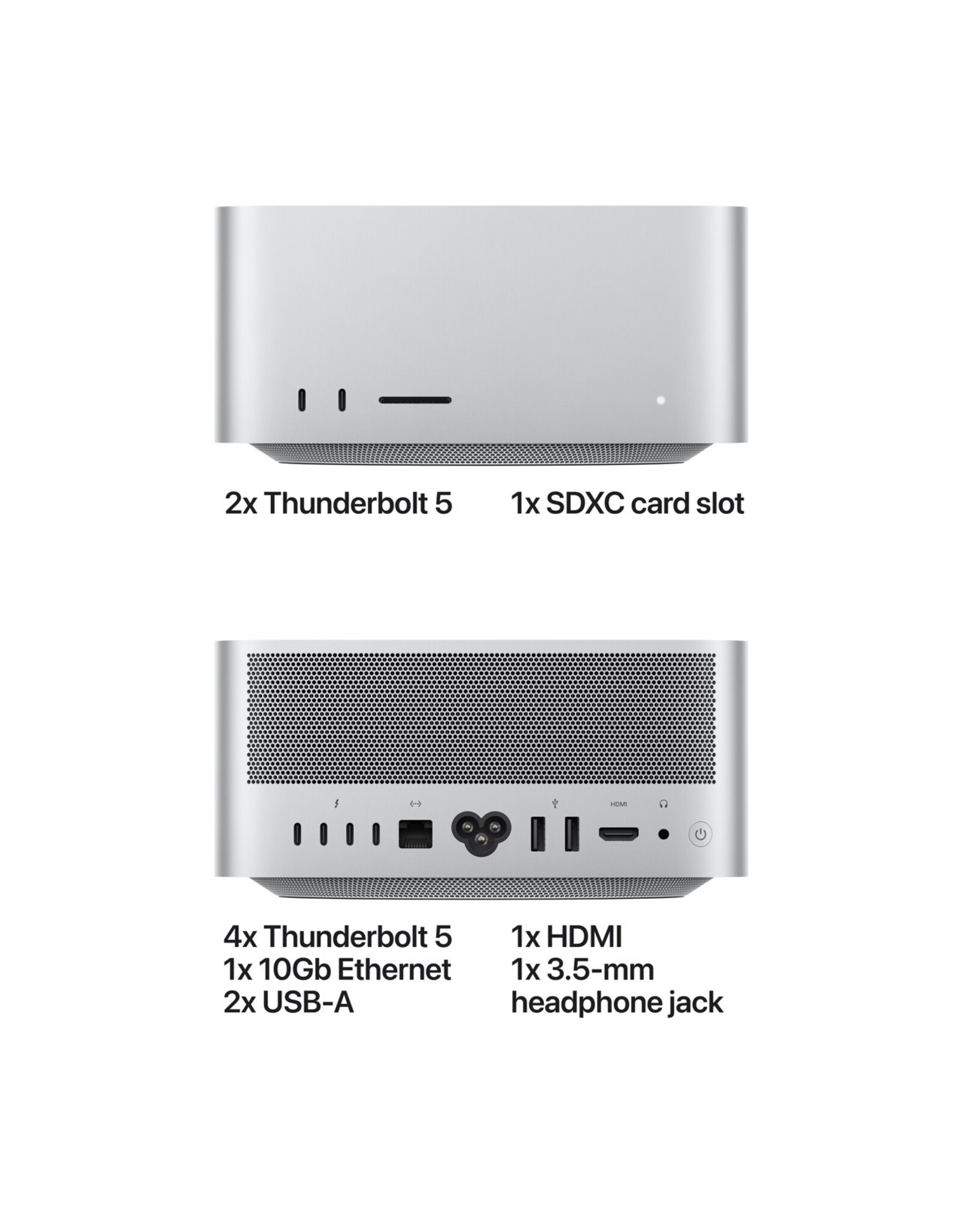 Apple Mac Studio with M5 Ultra chip 30-core CPU/64-core GPU/96GB Unified Memory/1TB Storage