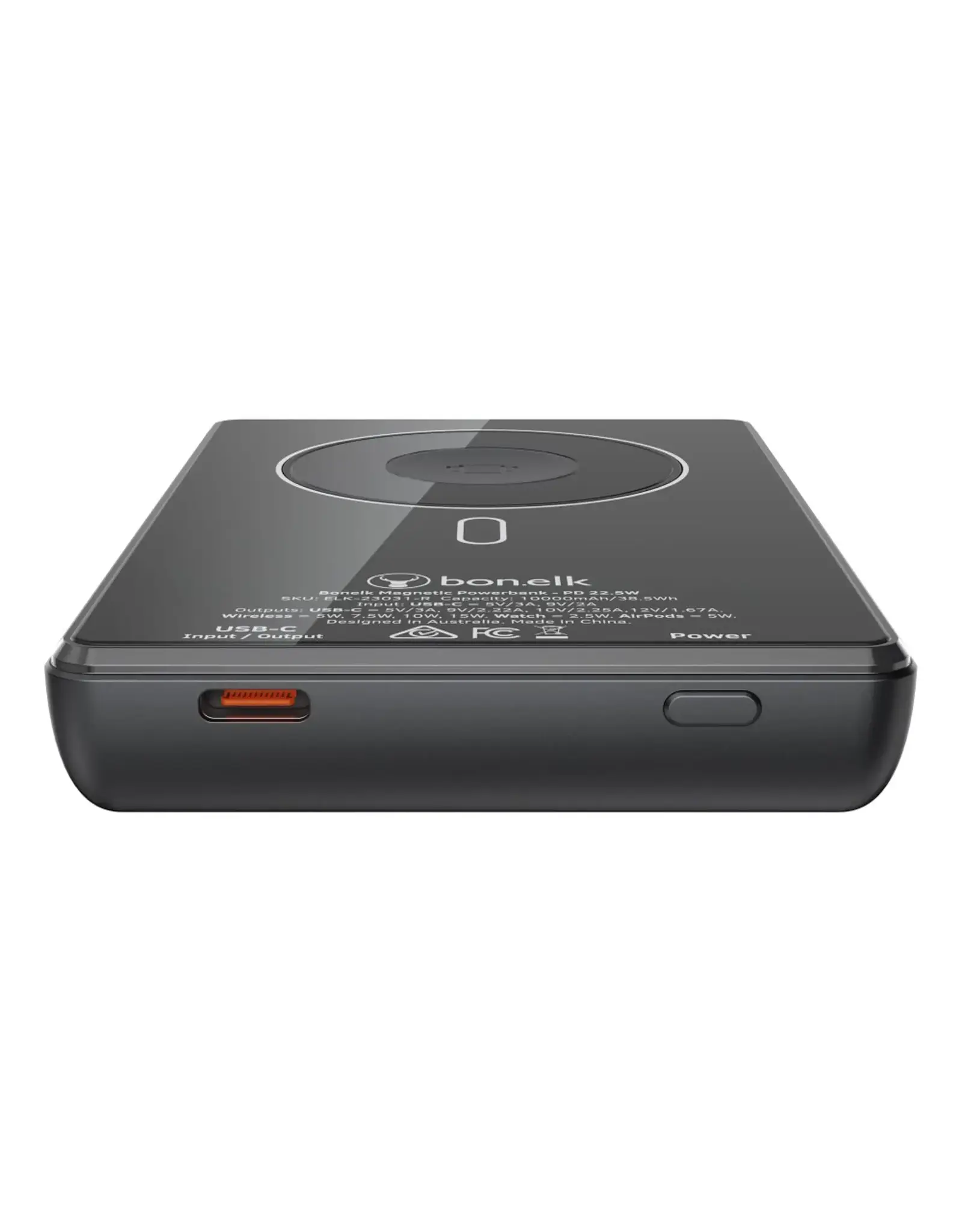 Bon.elk Bonelk MagTec 5-In-1 Power Bank 10k MAh - Space Grey
