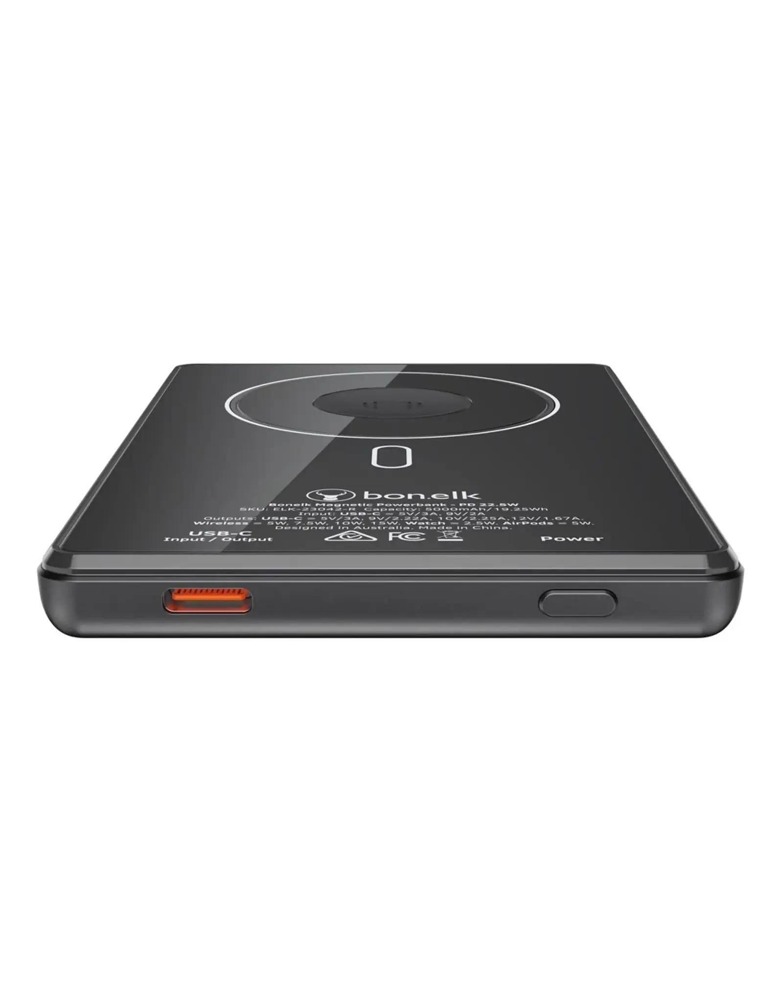 Bon.elk Bon.elk MagTec 4-In-1 Power Bank 5k MAh - Space Grey