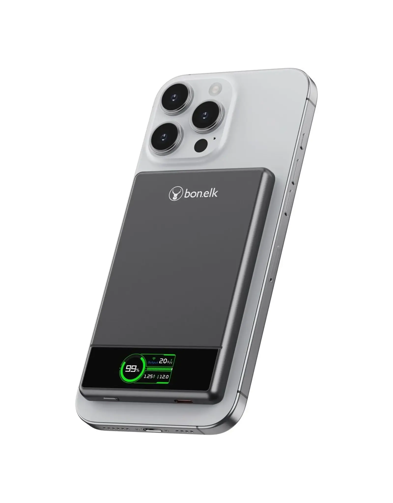 Bon.elk Bon.elk MagTec 4-In-1 Power Bank 5k MAh - Space Grey