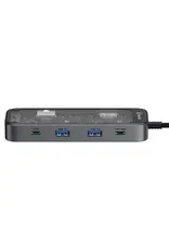 Bon.elk Bon.elk Vision Long-Life USB-C To 8-In-1 Multiport Hub - Clear
