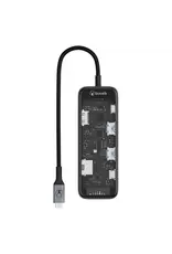 Bon.elk Bon.elk Vision Long-Life USB-C To 8-In-1 Multiport Hub - Clear