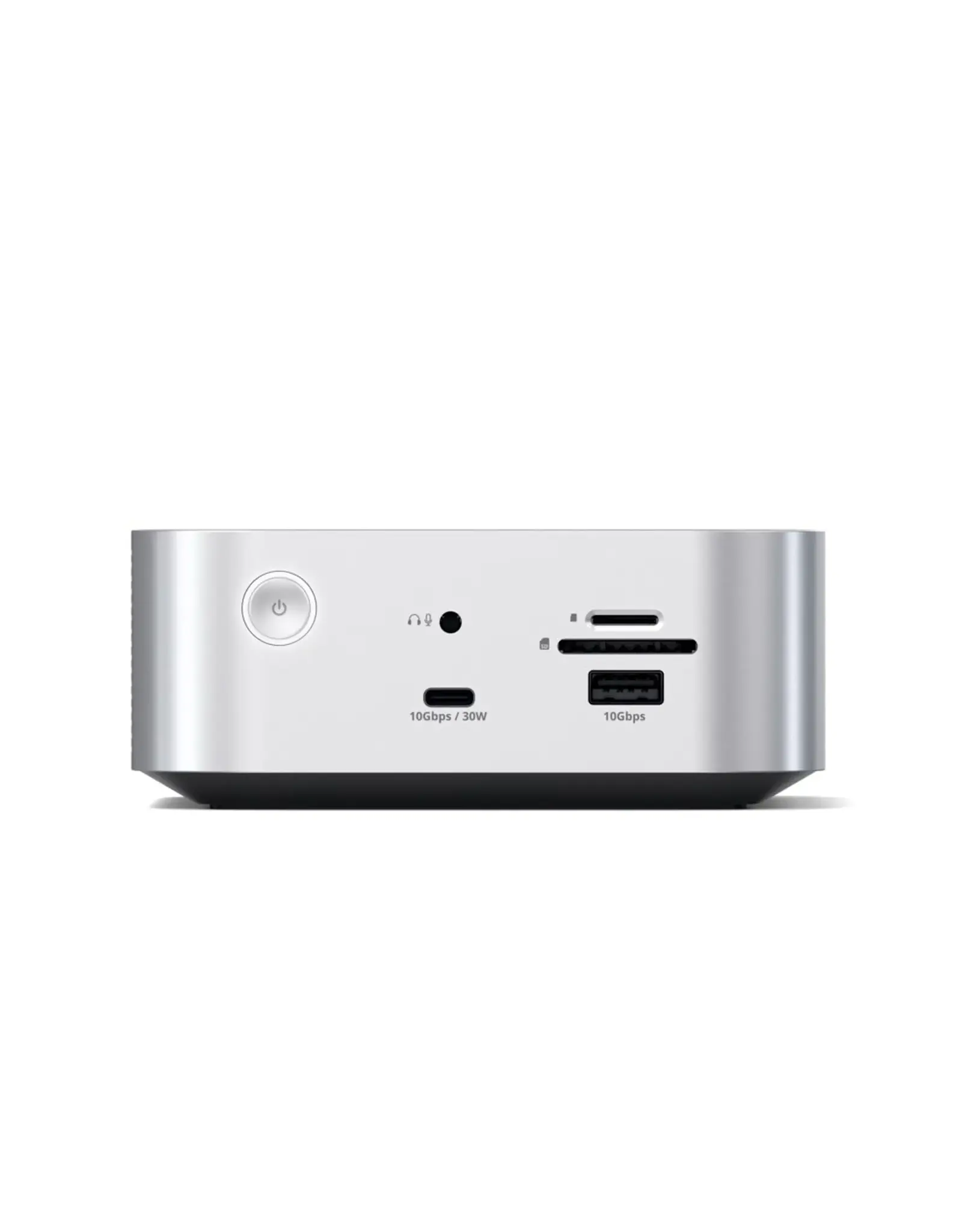 Satechi Satechi Thunderbolt 5 CubeDock with SSD NVME M.2 Enclosure/3xThunderbolt 5 Ports (80Gbps)/Thunderbolt 5 140W Host Charging/2 x USB-C 3.2 Gen 2 Ports (Up to 10Gbps)/2 x USB-A 3.2 Gen 2 Ports (10Gbps)/2.5 Gigabit Ethernet/SD & microSD Card Reader - Silv