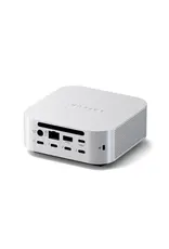 Satechi Satechi Thunderbolt 5 CubeDock with SSD NVME M.2 Enclosure/3xThunderbolt 5 Ports (80Gbps)/Thunderbolt 5 140W Host Charging/2 x USB-C 3.2 Gen 2 Ports (Up to 10Gbps)/2 x USB-A 3.2 Gen 2 Ports (10Gbps)/2.5 Gigabit Ethernet/SD & microSD Card Reader - Silv