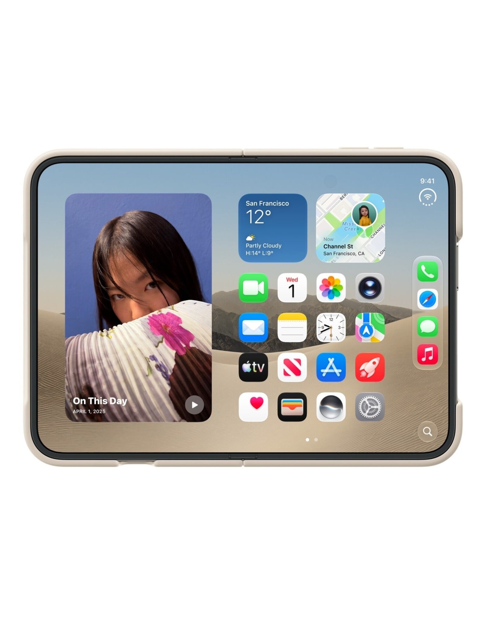 Apple iPhone Duo Case - Sand