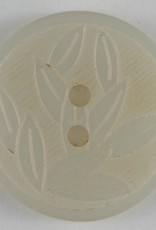 Dill Embossed Polyester Button, 18 mm