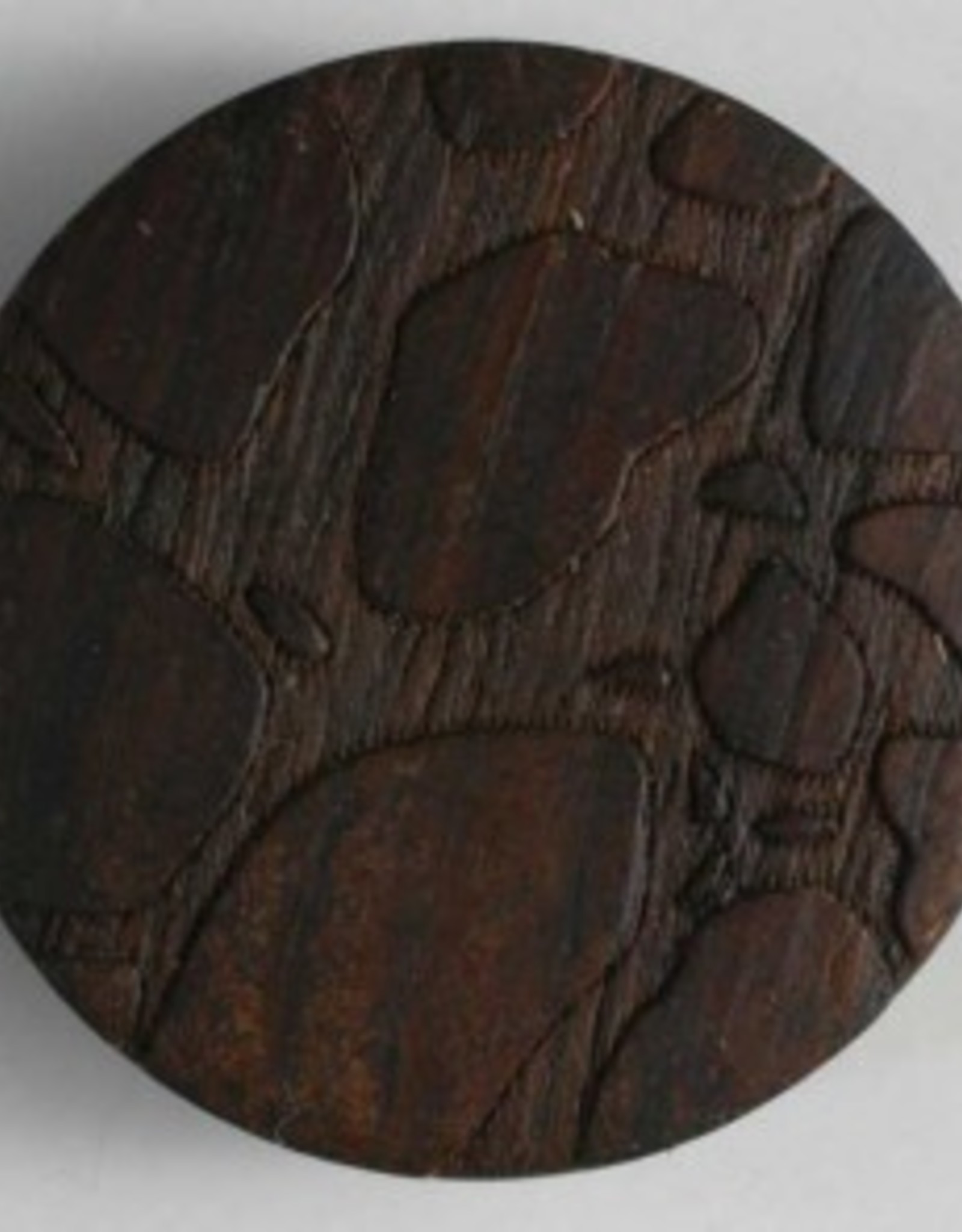 Dill Embossed Wood Button, 18 mm
