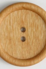 Dill Wood Button 45mm - Natural