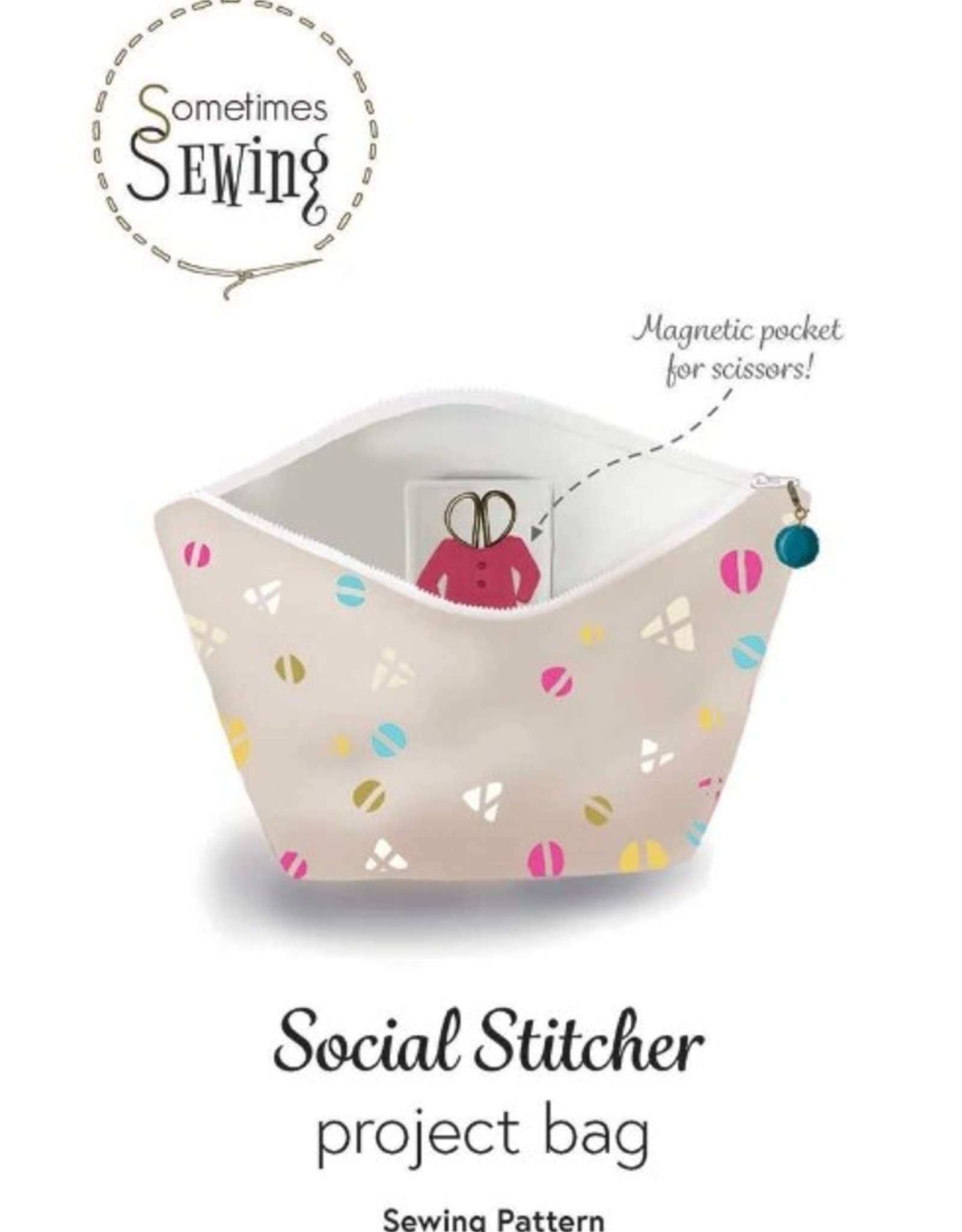 Sometimes Sewing Social Stitcher Project Bag — Sewing Pattern