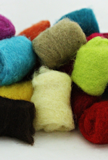 Frabjous Fibers Gumballs needle felting wool by Frabjous Fibers assorted colors