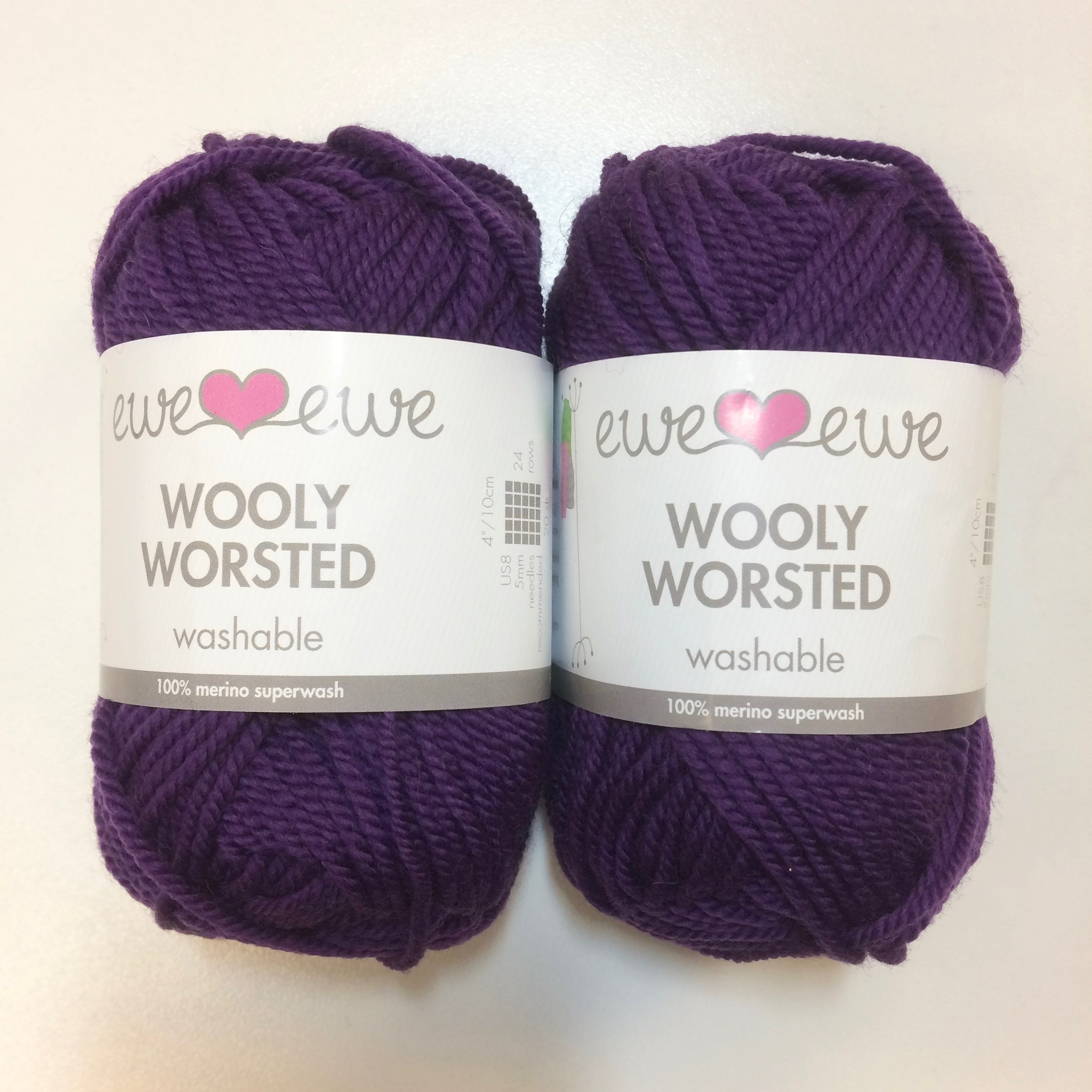 Wooly Worsted by Ewe Ewe Yarns Set 2 Yarn It & Haberdashery
