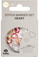 Tulip Tulip Stitch Marker Set -- Hearts