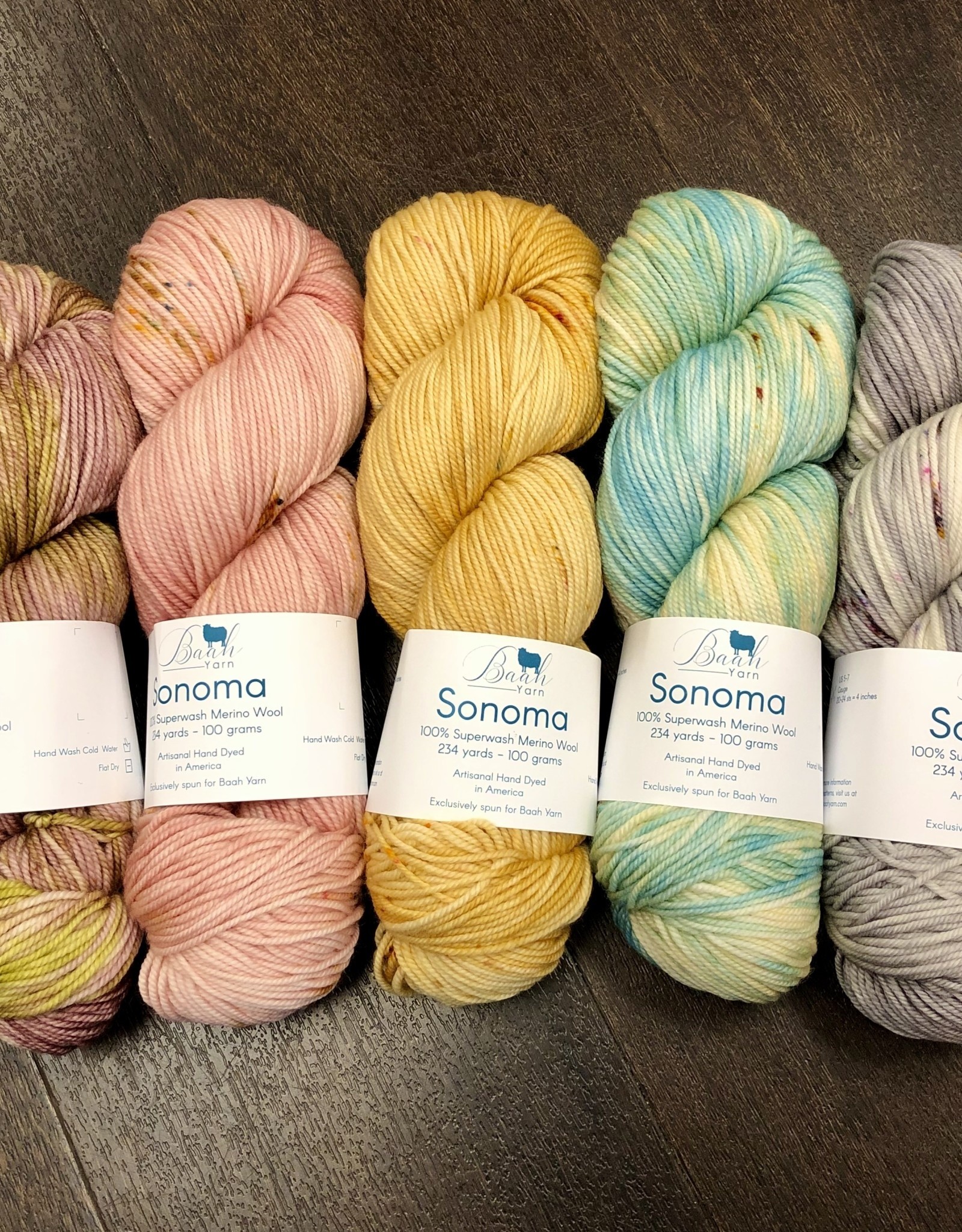 Baah Yarns Sonoma by Baah Yarn, Color Group 3