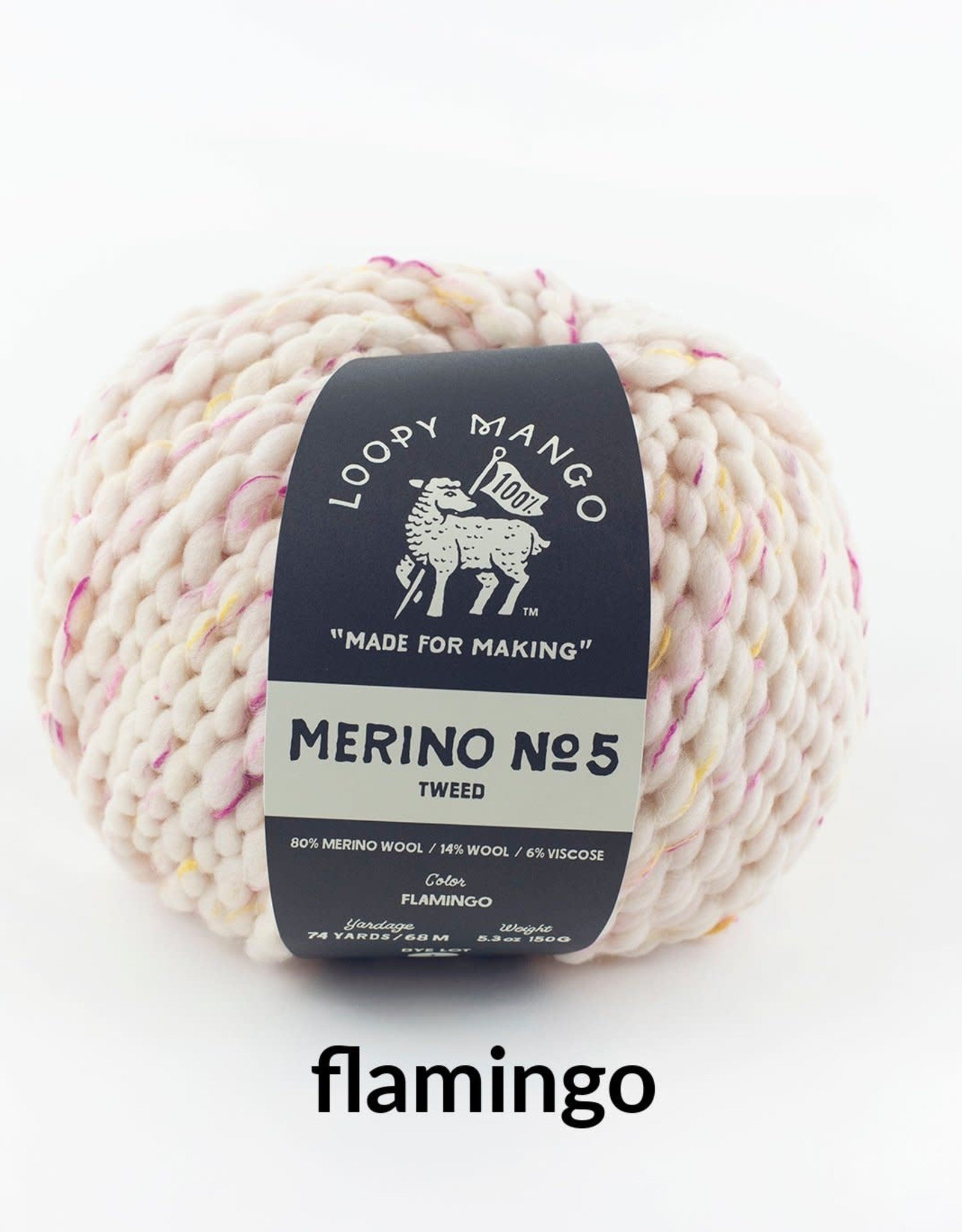 Loopy Mango Merino No. 5 Tweed by Loopy Mango