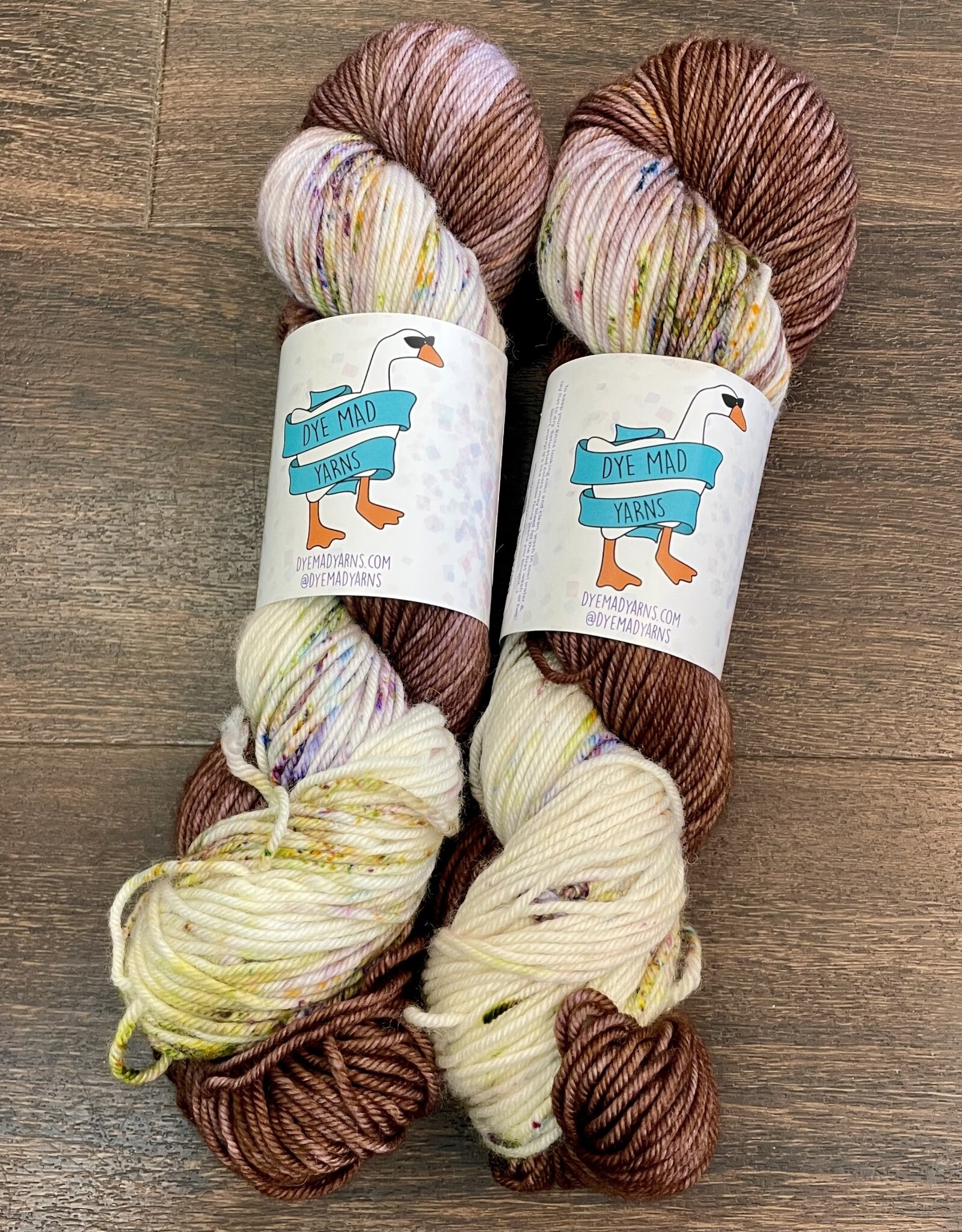 Dye Mad Yarns Minnie DK from Dye Mad Yarns